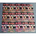Arsenal Football Club Home and Away Programmes from the 1980-81 season. (24)