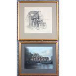 Christopher R. Stolworthy 'Horstead Mill', Watercolour, signed and dated '82, 21 x 27.5cm; and