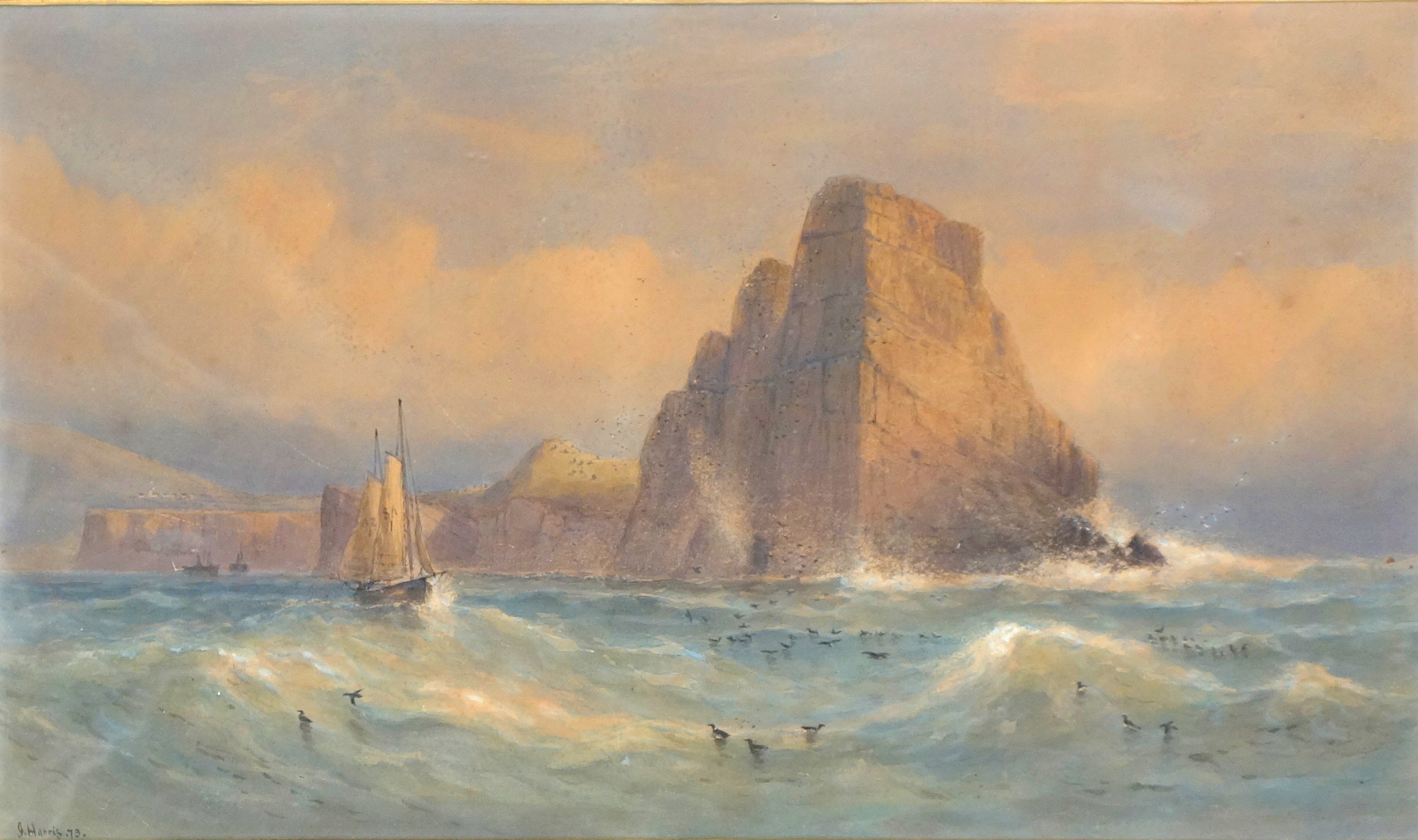 James Harris II of Swansea (1847-1925), Views of Gower Coastline (1873) - Bild 3 aus 6