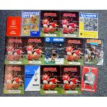 Arsenal Football Club Home and Away Programmes from the 1974-75 season. (39)