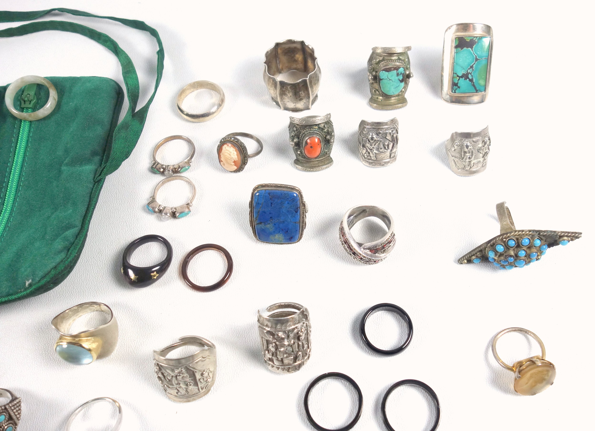 Quantity of rings and earrings, various (a lot) - Bild 8 aus 11