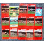 Arsenal Football Club Home and Away Programmes from the 1976-77 season. (39)