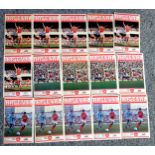 Arsenal Football Club Home and Away Programmes from the 1981-82 season. (27)