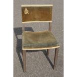 George VI limed oak Coronation chair