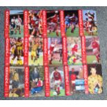 Arsenal Football Club Home and Away Programmes from the 1991-92 season. (25)