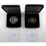 Elizabeth II Jubilee mint Proof 9ct gold Brexit commemorative medal, 31st January 2020, 7.78grs, and