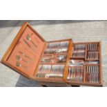 Suite of German silver plated 'Silvia' pattern cutlery