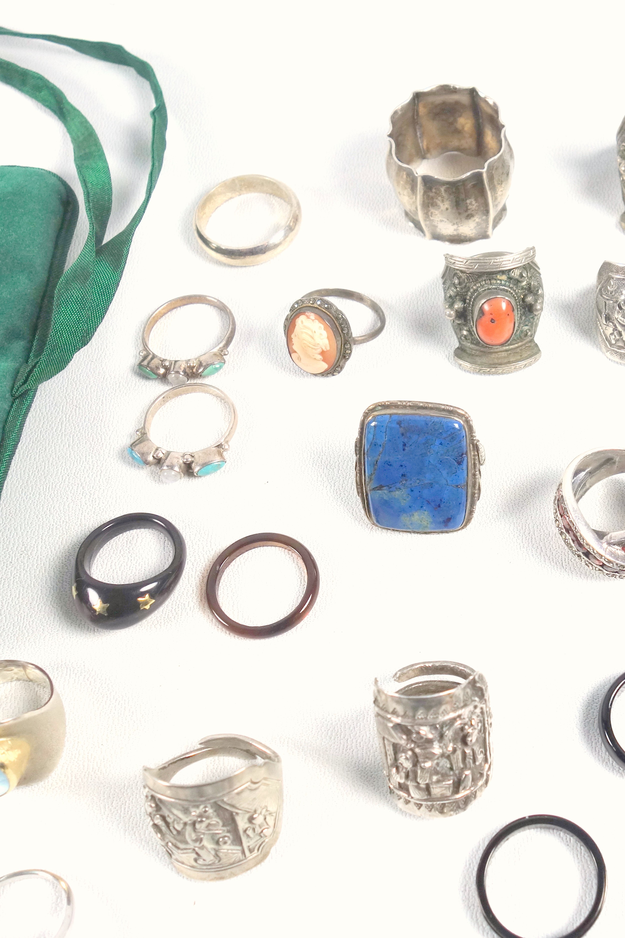 Quantity of rings and earrings, various (a lot) - Bild 9 aus 11