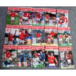 Arsenal Football Club Home and Away Programmes from the 1994-95 season. (33)