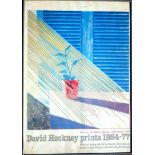 David Hockney (1937) 'Sun', colour poster for touring exhibition January 1979-March 1980 of his