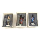 Collection of 6 Charles C Stadden Studio Stadden Edition hand-painted military figurines, models