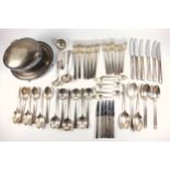 Near complete canteen of Mappin & Webb silver plated cutlery and flatware for 6 place settings, of