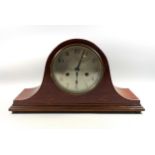 Napoleon mantel clock, with Arabic numeric dial, 8 day movement, striking on the half and hour, in