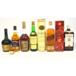 Bottle of Glenlivet 12 year single malt Scotch Whisky, 70cl, 40% vol., top shoulder, boxed;
