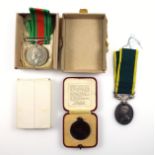 George V Efficiency Medal awarded to 7349062 Sgt. H R Clements, RAMC, with Territorial clasp ribbon,