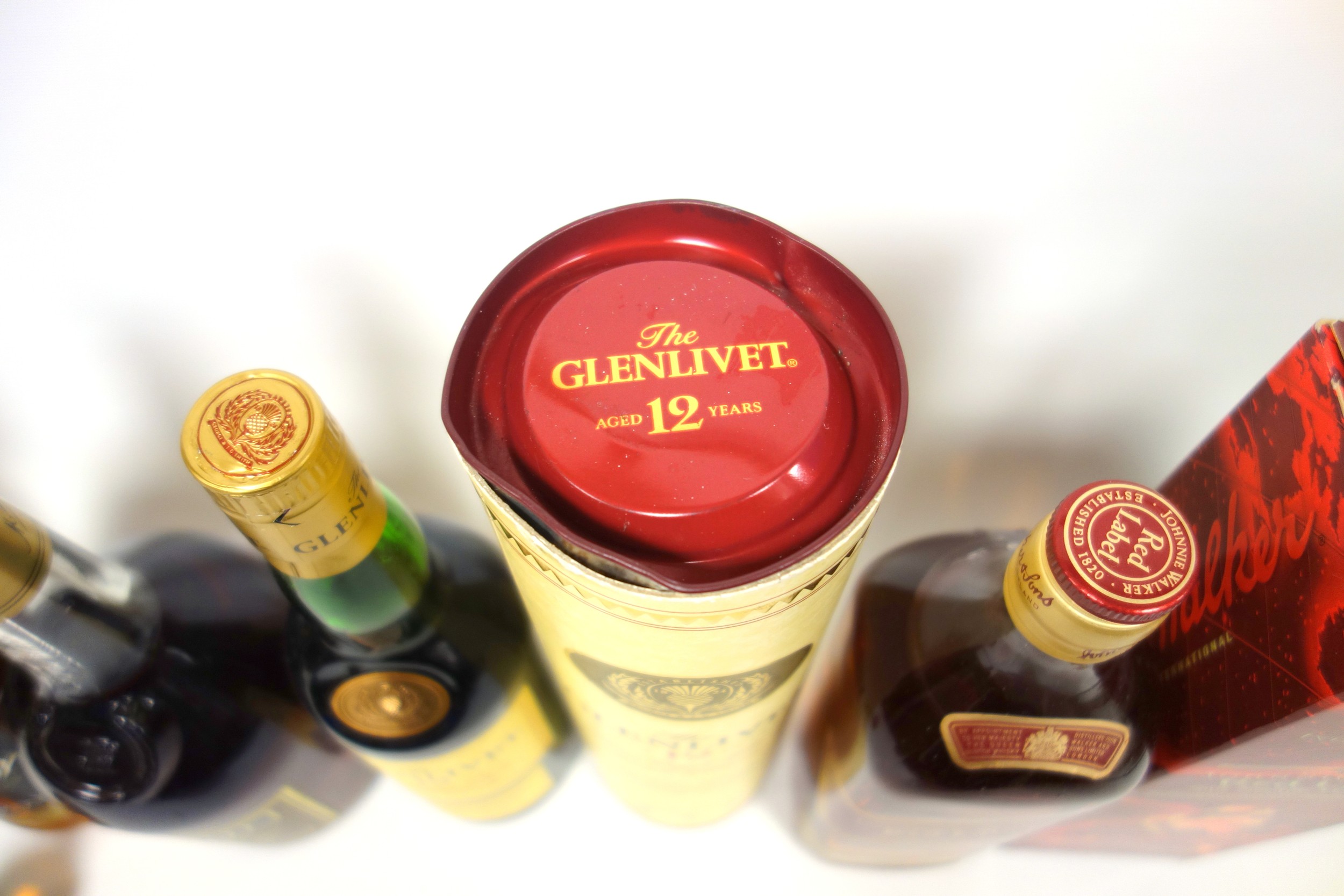 Bottle of Glenlivet 12 year single malt Scotch Whisky, 70cl, 40% vol., top shoulder, boxed; - Image 2 of 2