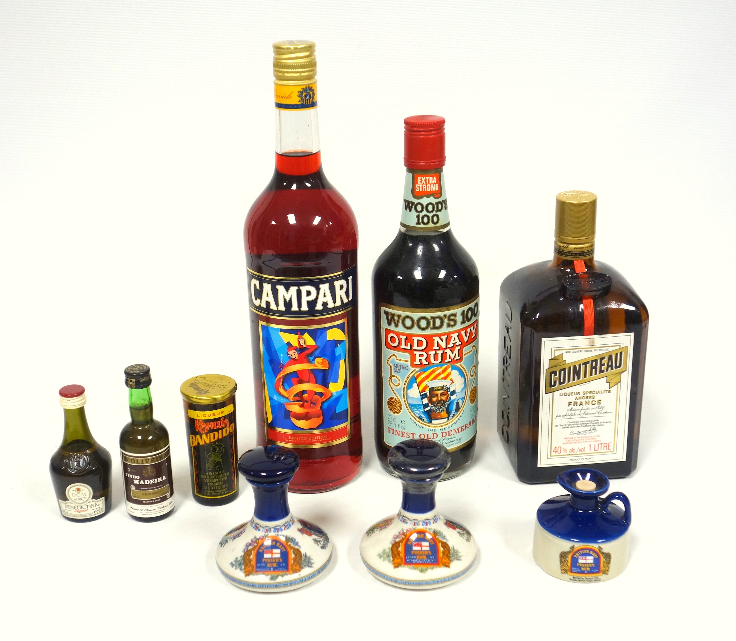 Bottle of Campari with limited edition art label by Ugo Nespolo after Leonetto Capiello, 2012, 1L,
