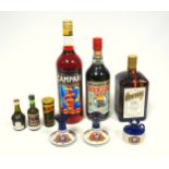 Bottle of Campari with limited edition art label by Ugo Nespolo after Leonetto Capiello, 2012, 1L,