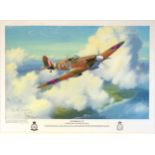 Tom Marchant, "Summer of 41", colour print, 260/350, signed by Squadron Leader L H "Buck" Casson,