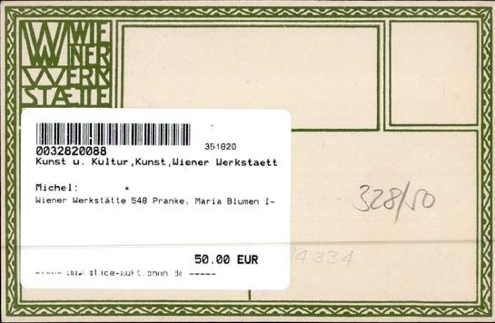 Wiener Werkstätte 548 Pranke, Maria Blumen I- - Bild 2 aus 2