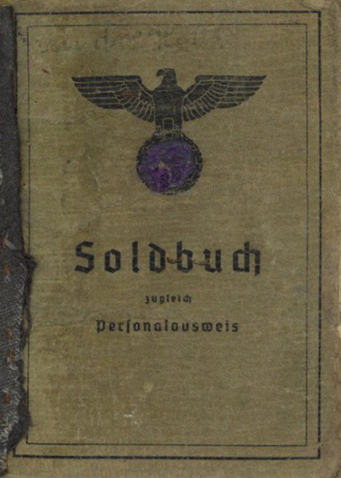 SS WK II Soldbuch II R!R! - Bild 2 aus 2