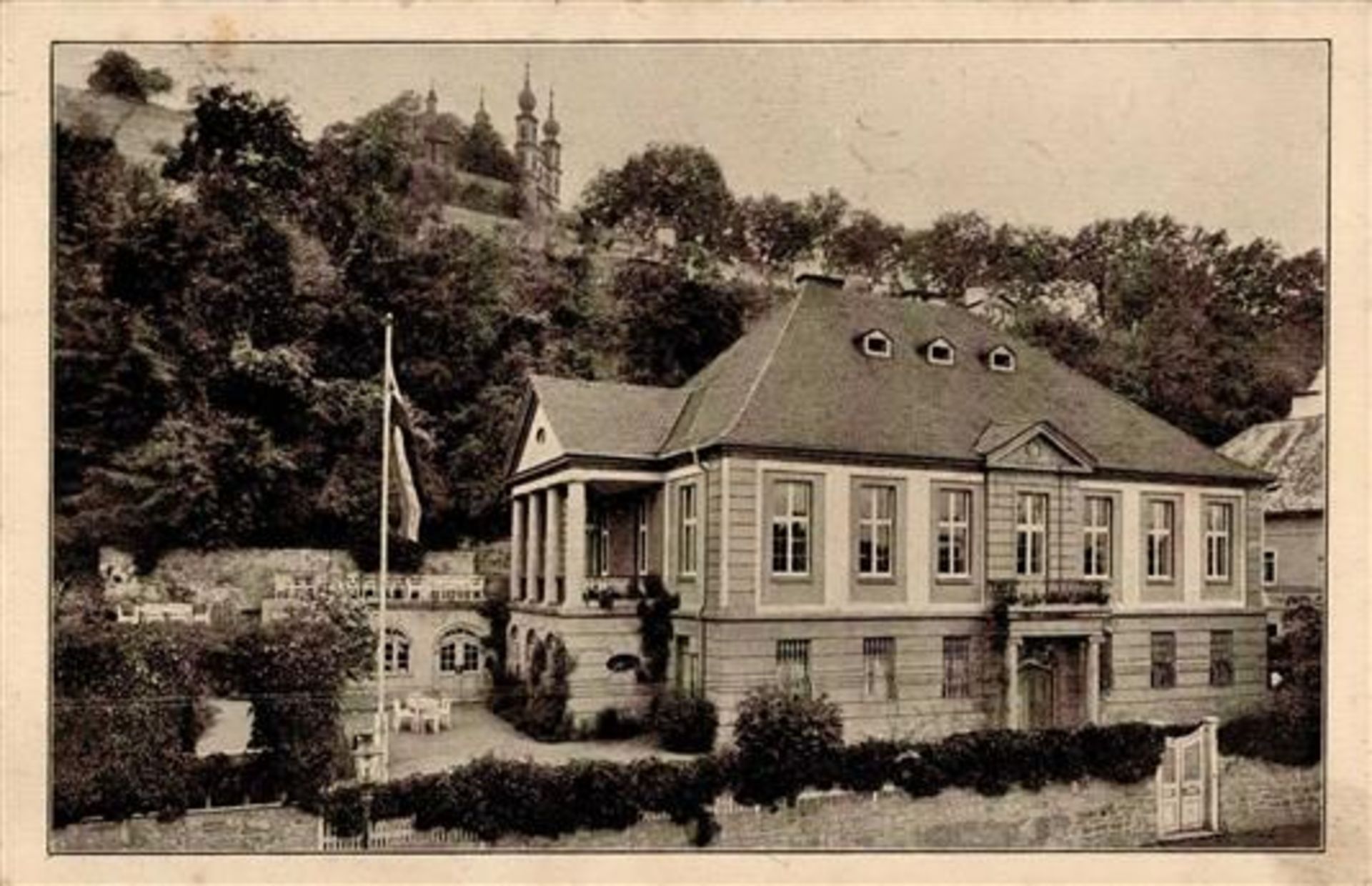 Studentika Würzburg (8700) Walhallahaus 1913 I-II