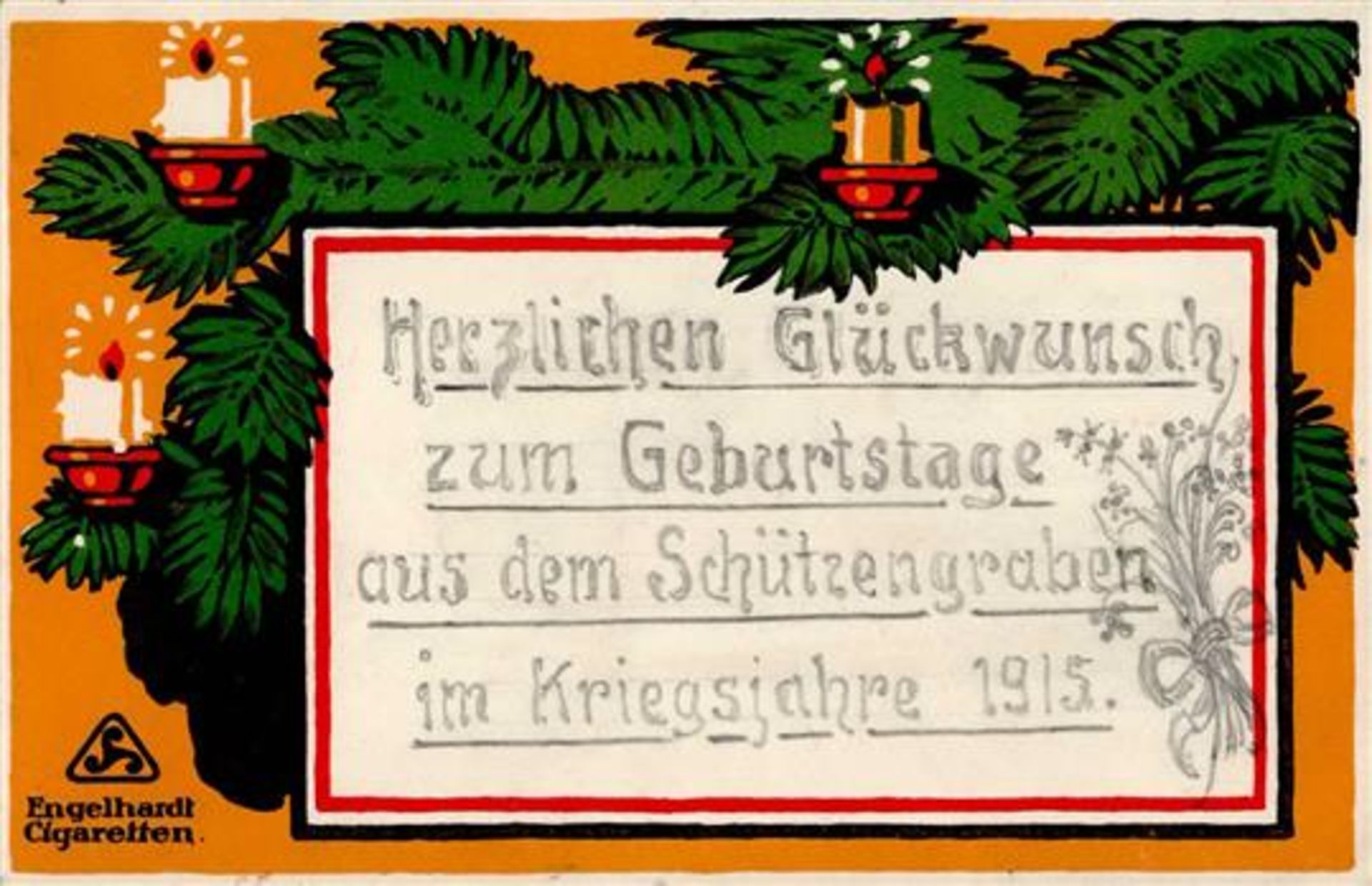 ENGELHARDT CIGARETTEN - WEIHNACHTEN 1915 I