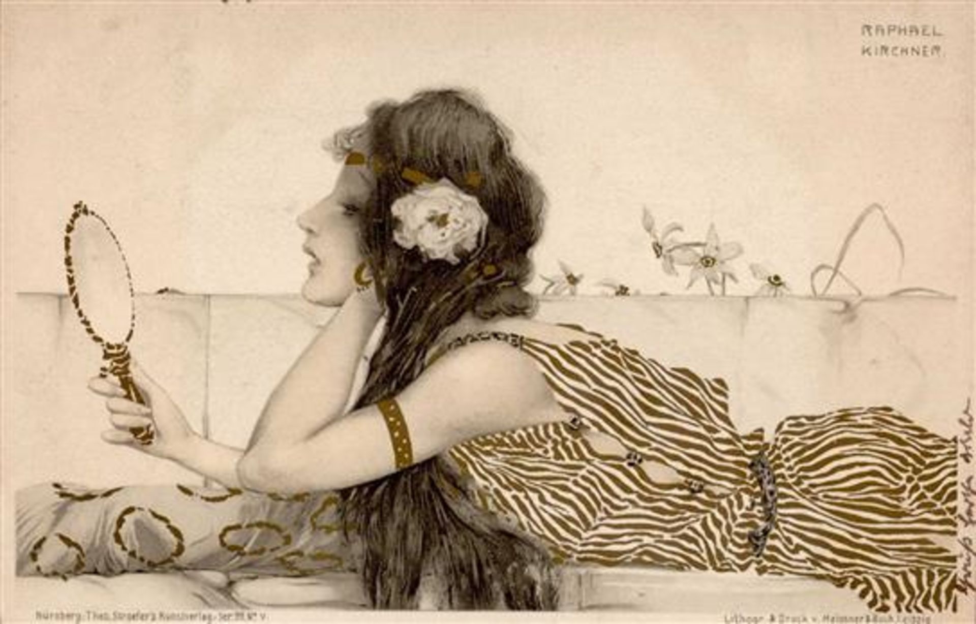Kirchner, Raphael Greek vergins 1901 I-II (fleckig)