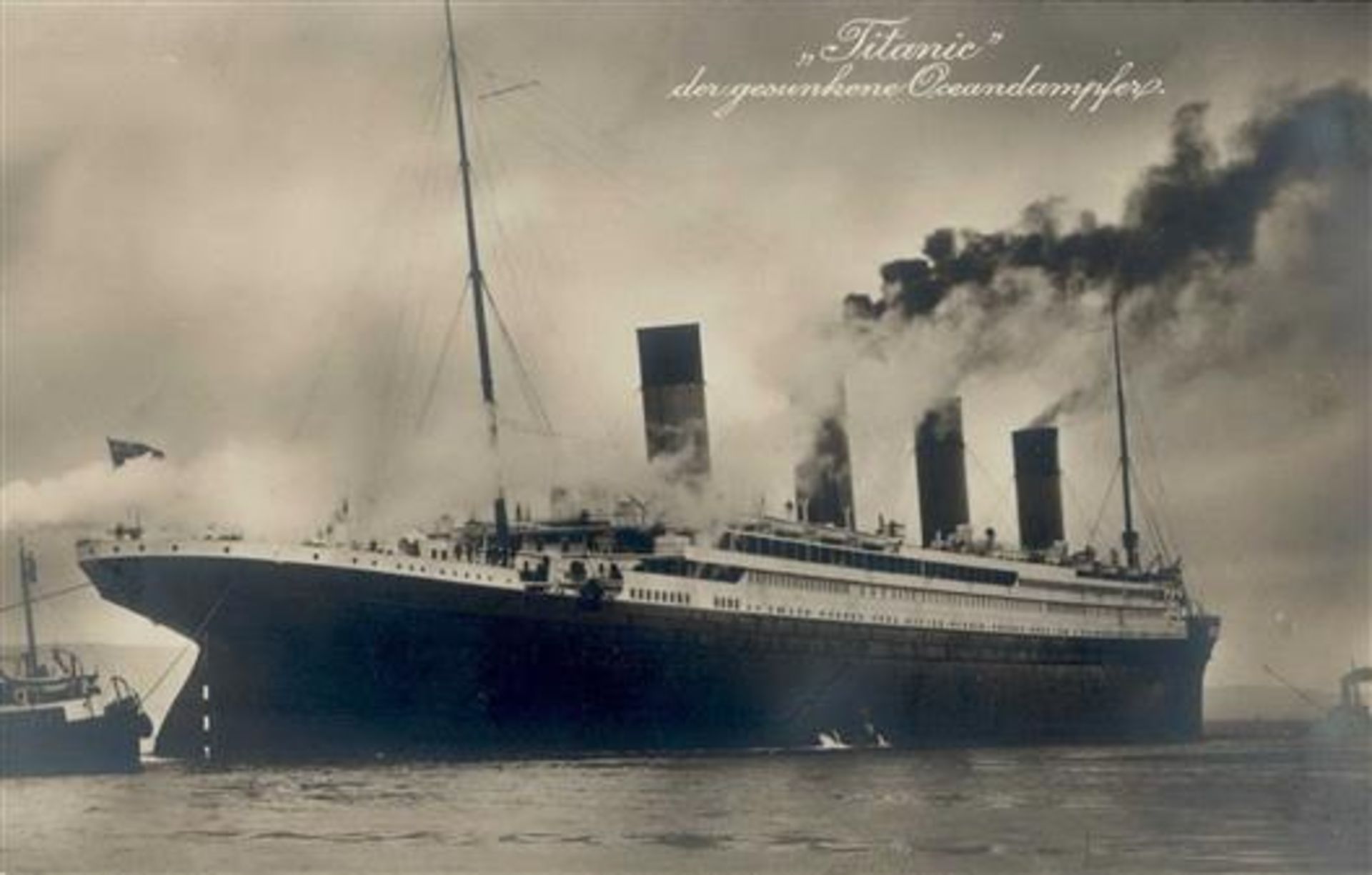 Schiff Titanic Foto-Karte