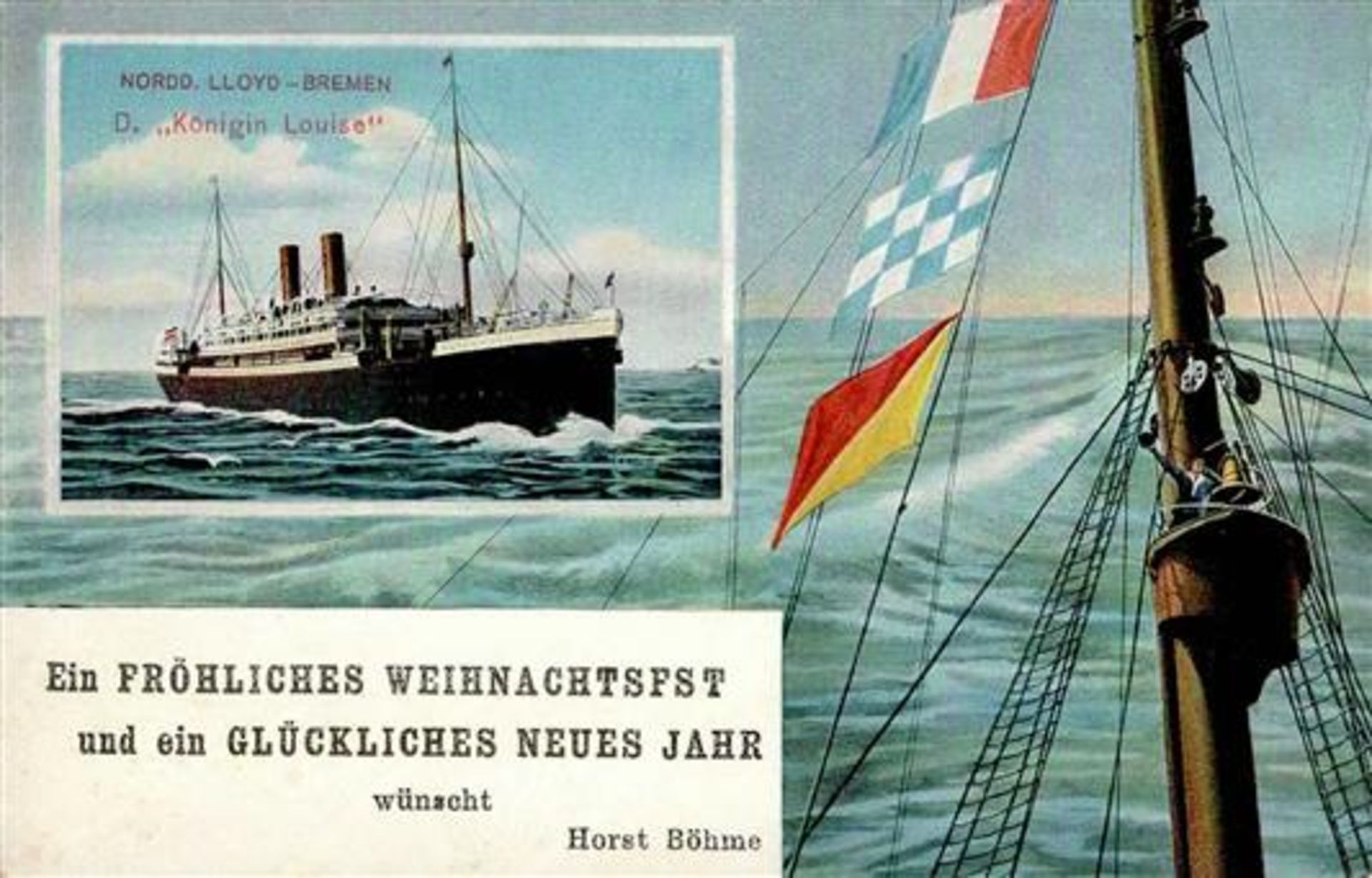 Schifffahrt Dampfer Königin Louise I-II