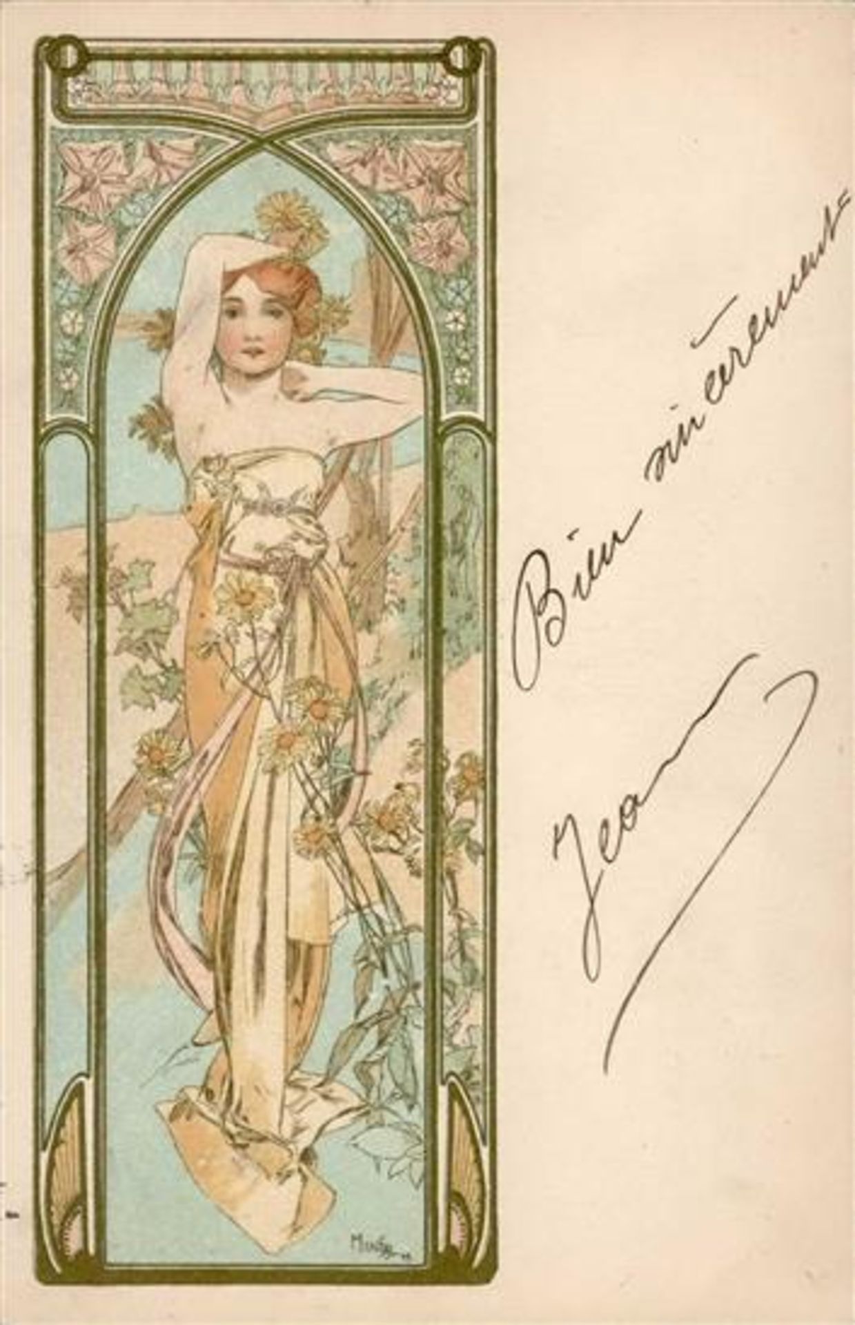 Mucha, Alfons Awakening of Morning 1901 I-II