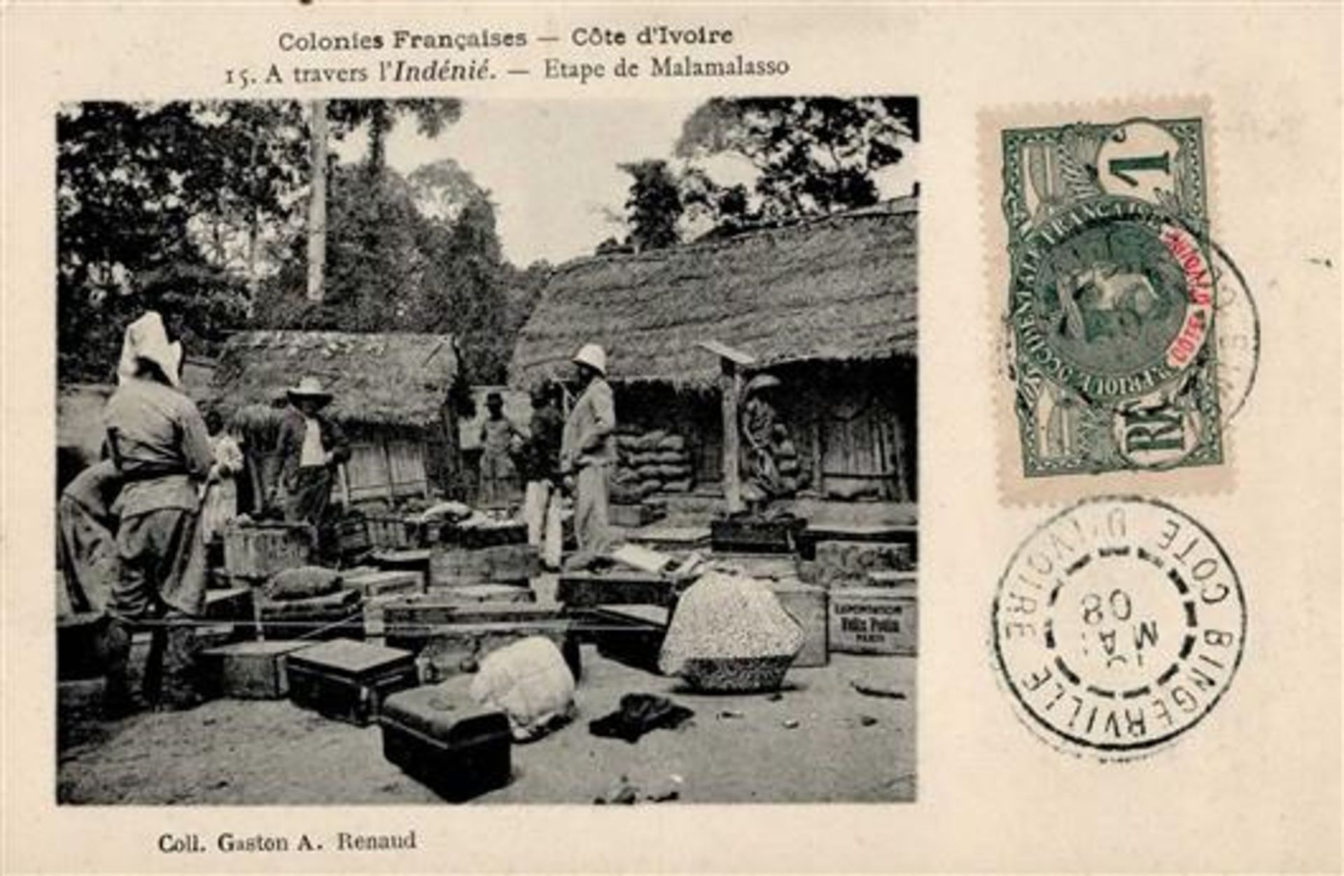 Kolonien Bingerville Elfenbeinküste 1908 I-II