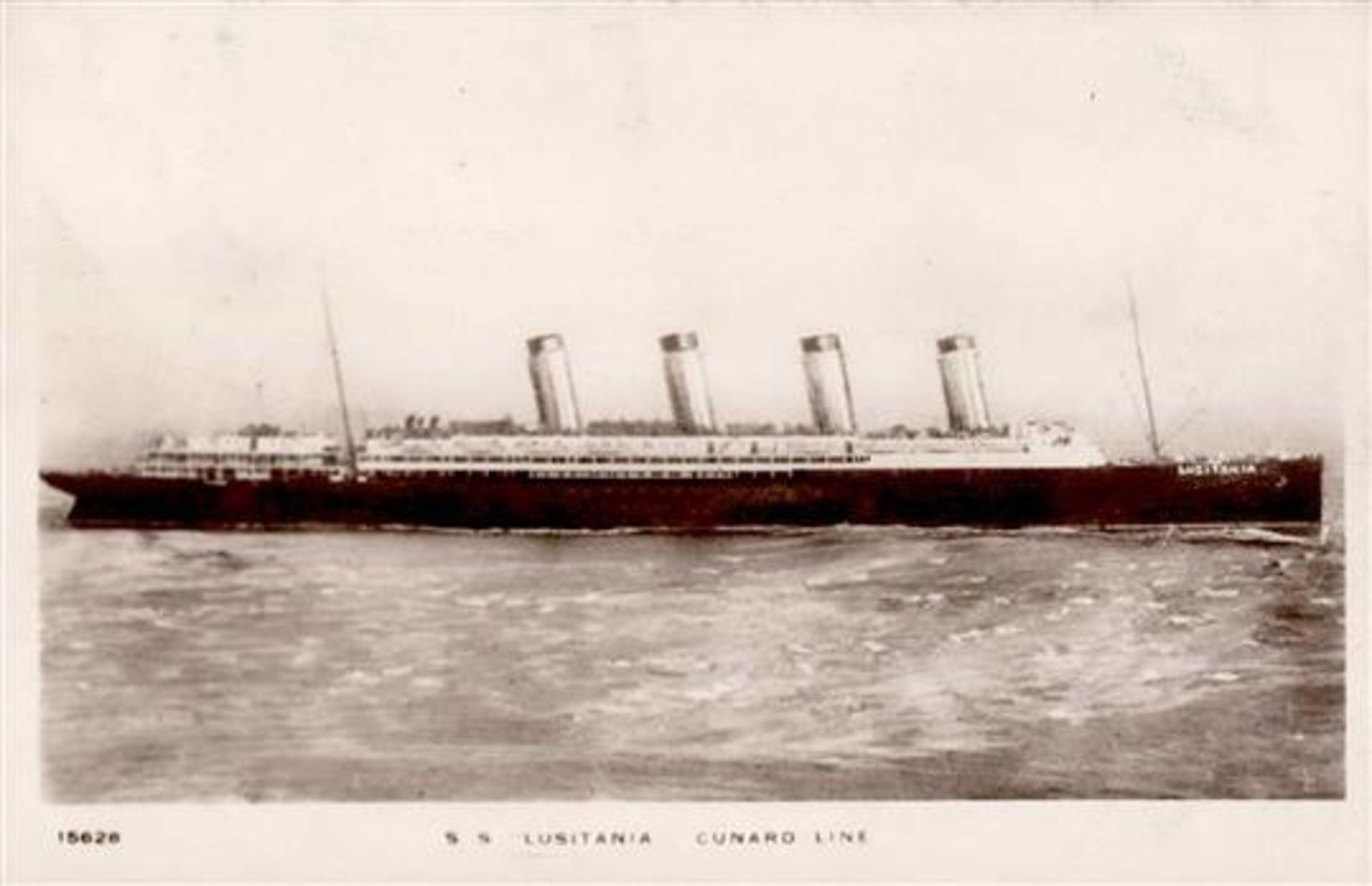 Schiff SS Lusitania Cunard Line I-II