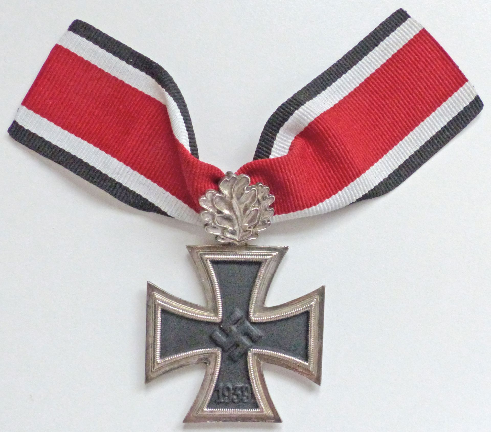 WK II Orden Sammleranfertigung Ritterkreuz mit Eichenlaub am Band I-II