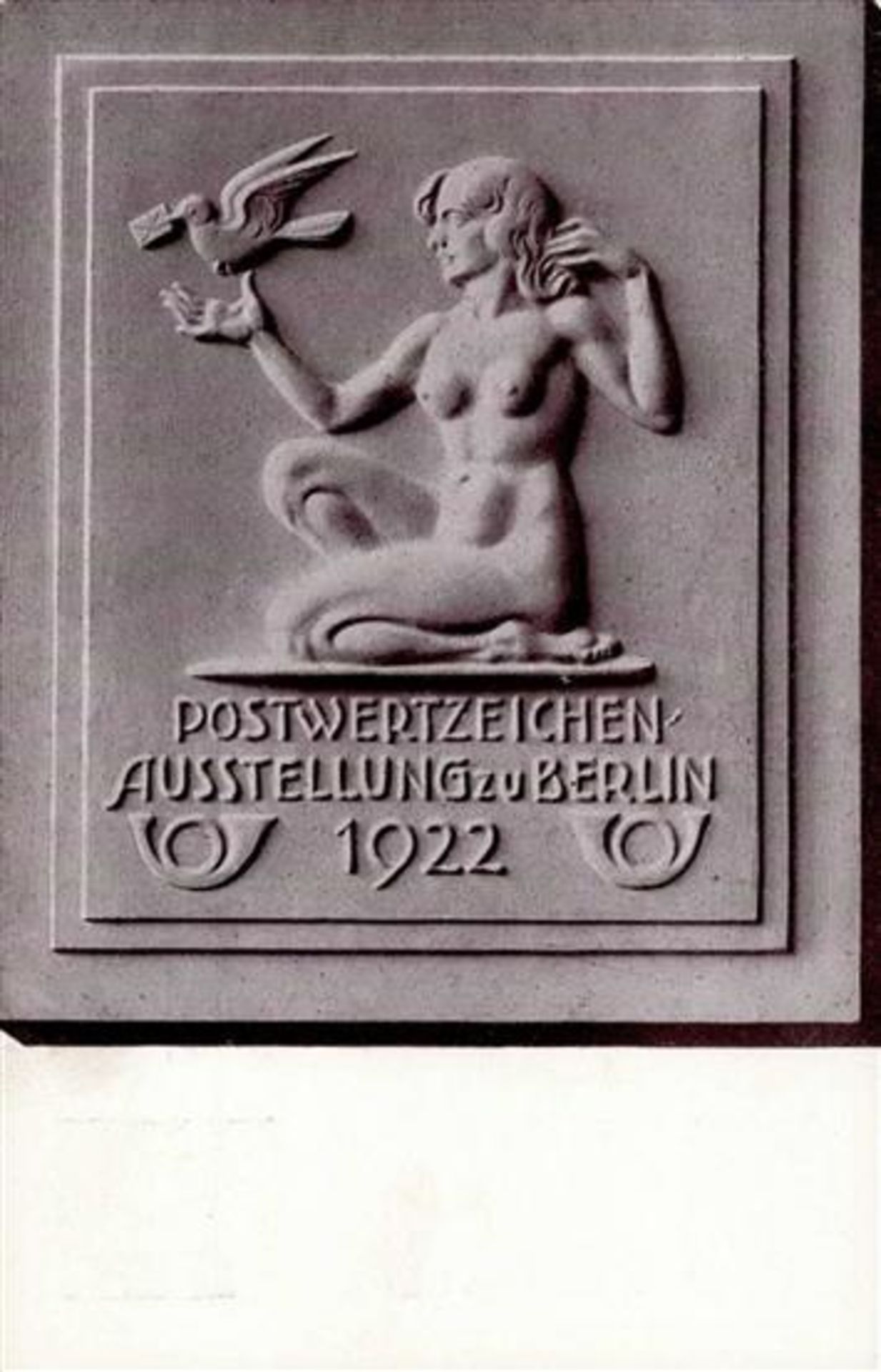Philatelie Berlin (1000) Ganzsache Postwertzeichen Ausstellung 1922 I-II