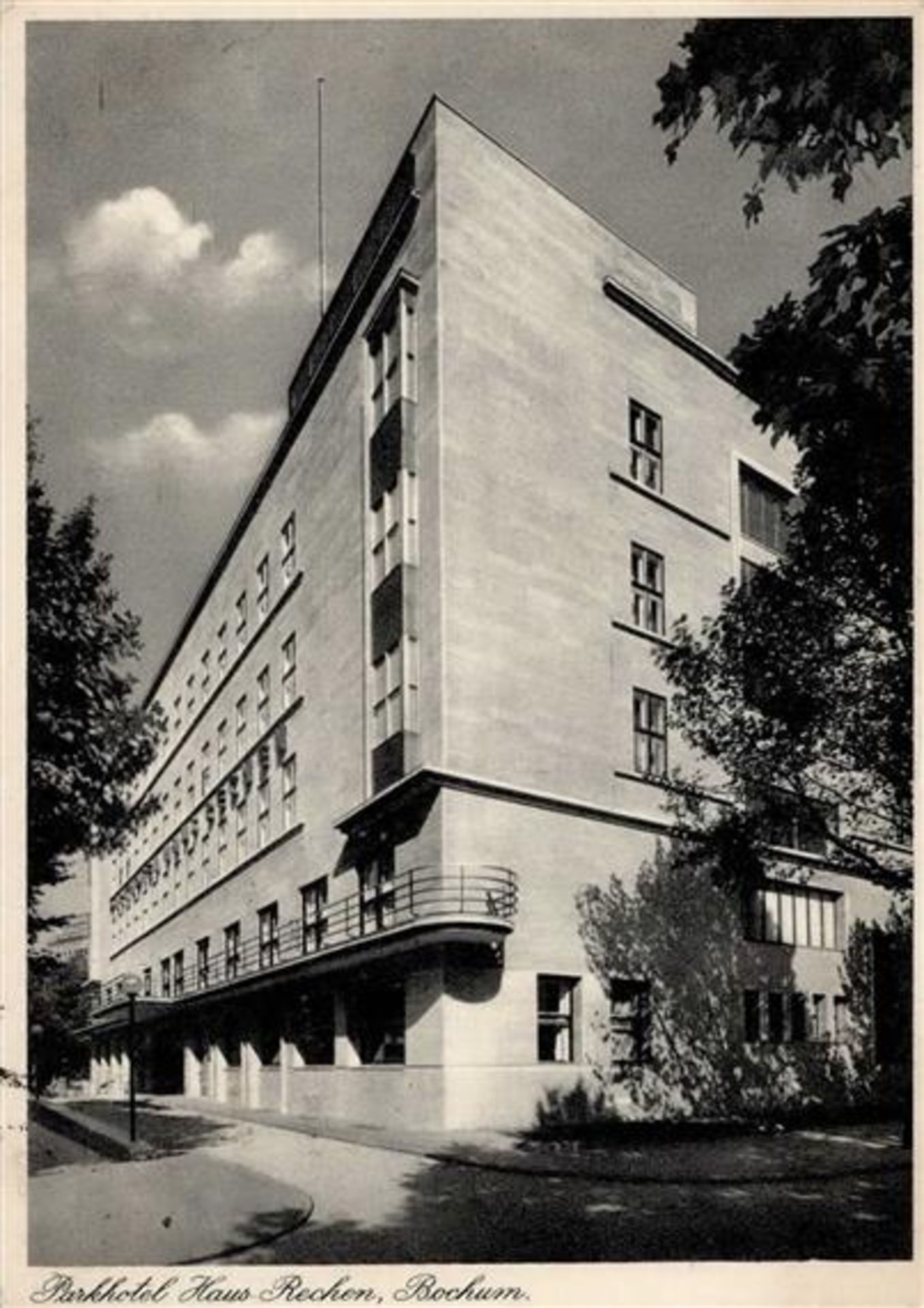 Bauhaus Stil Architekt Fahrenkamp, Emil Parkhotel Haus Reschen Bochum I-II