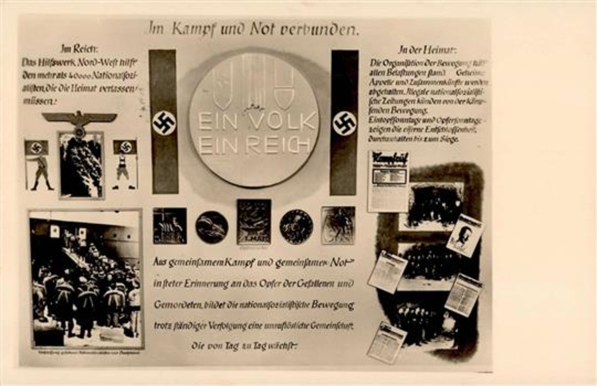 WIEN WK II - Großausstellung KAMPF um WIEN 1941 EIN VOLK EIN REICH mit S-o I