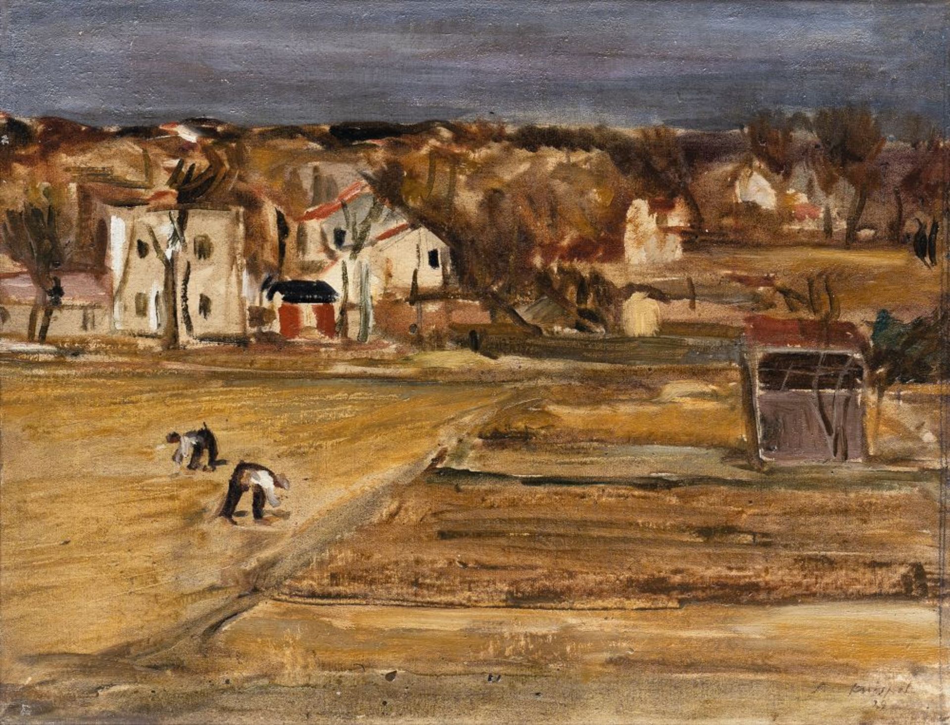 Alfred Knispel (Schwiebus 1898 - Sompolno 1945). Frühling.