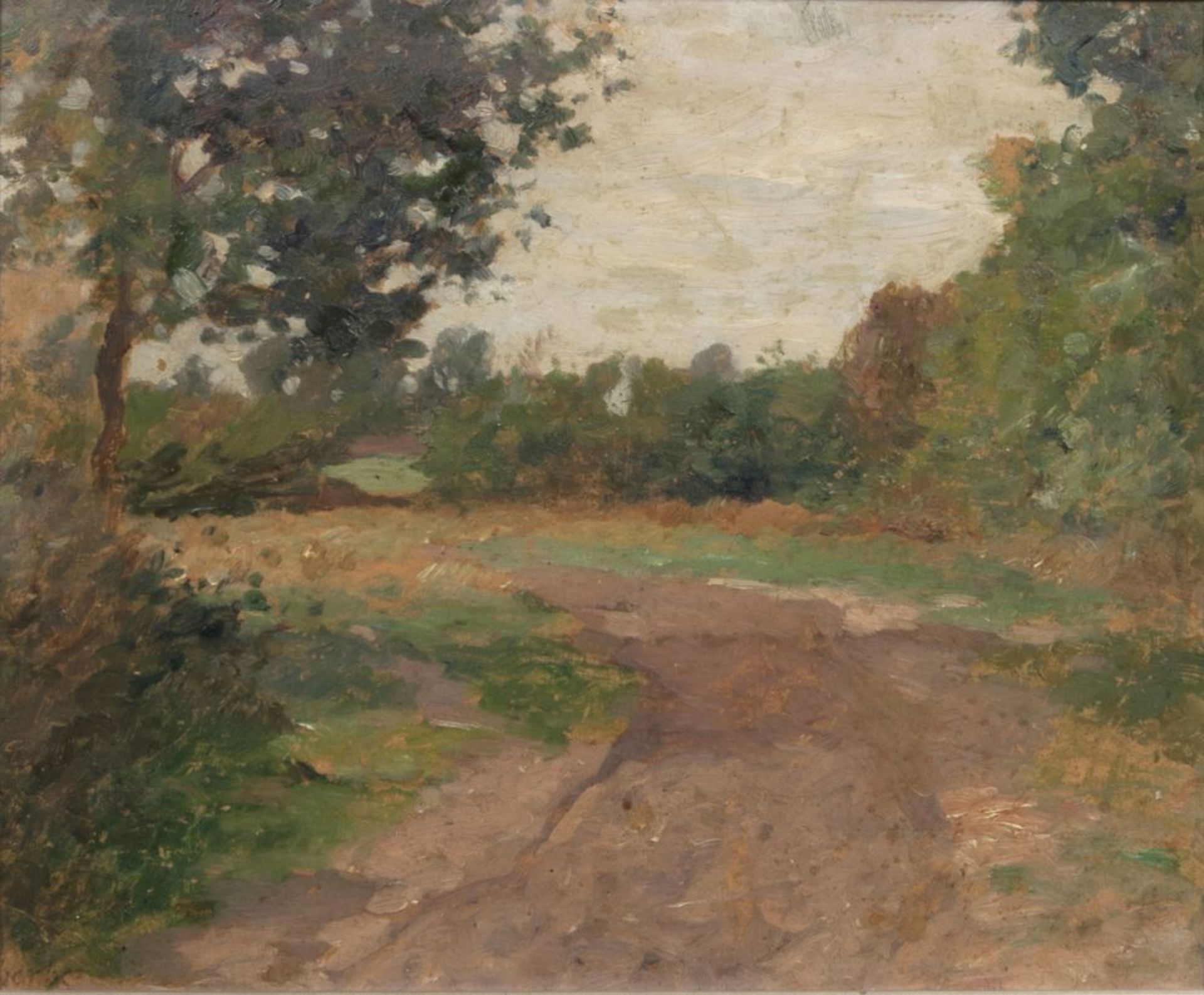 Thomas Herbst (Hamburg 1848 - Hamburg 1915). Feldweg.