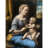 Florentiner Meister tätig 1. Hälfte 16. Jh. Maria mit dem Kind.
