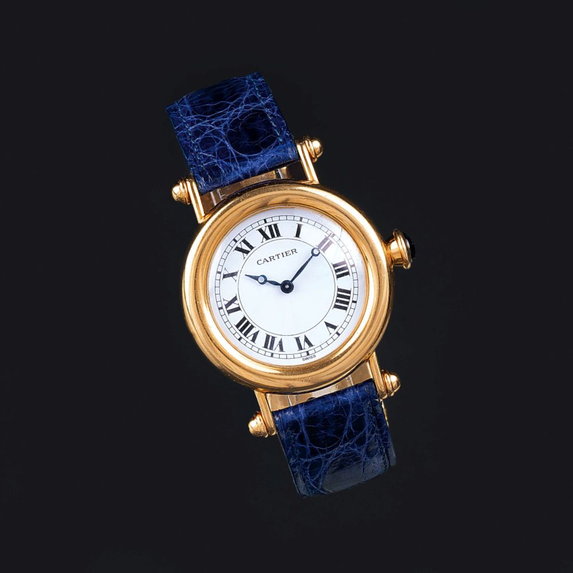Cartier. Damen-Armbanduhr 'Diabolo'.