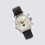 Gallet. Herren-Armbanduhr 'MultiChron' Chronograph mit Vollkalender und Mondphase.