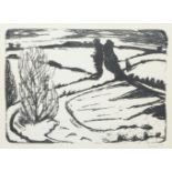 Erich Heckel (Döbeln 1883 - Radolfzell/Bodensee 1970). Winter in Angeln.