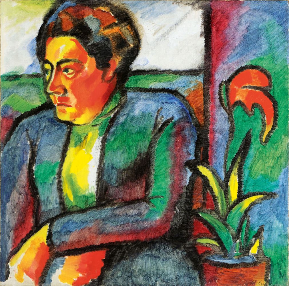 Davringhausen, Heinrich Maria (Aachen 1894 - Nizza 1970). Portrait of the Artist's Mother.