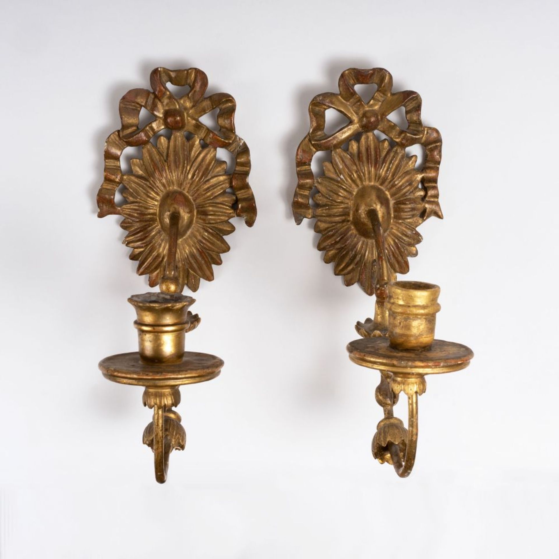 A Pair of Small Louis XVI Style Wall Lights.