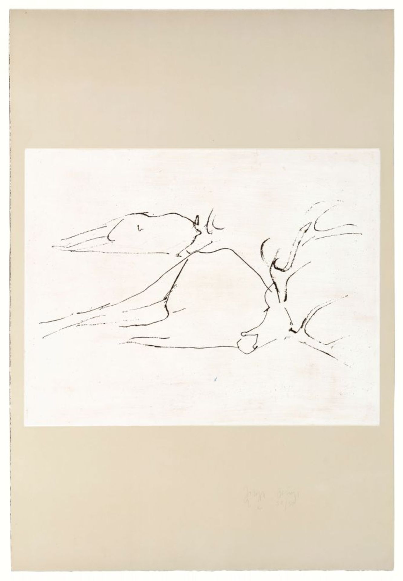 Beuys, Joseph (Kleve 1921 - Düsseldorf 1986). Dead Stags.