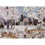 Eduard Bargheer (Hamburg 1901 - Hamburg 1979). Winterwald.