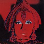 ANDY WARHOL - The Star (Greta Garbo as Mata Hari) - Color offset lithograph