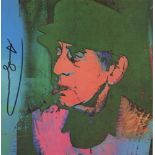 ANDY WARHOL - Man Ray #2 - Color offset lithograph