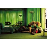 HELMUT NEWTON - Green Room Murder - Original color photolithograph